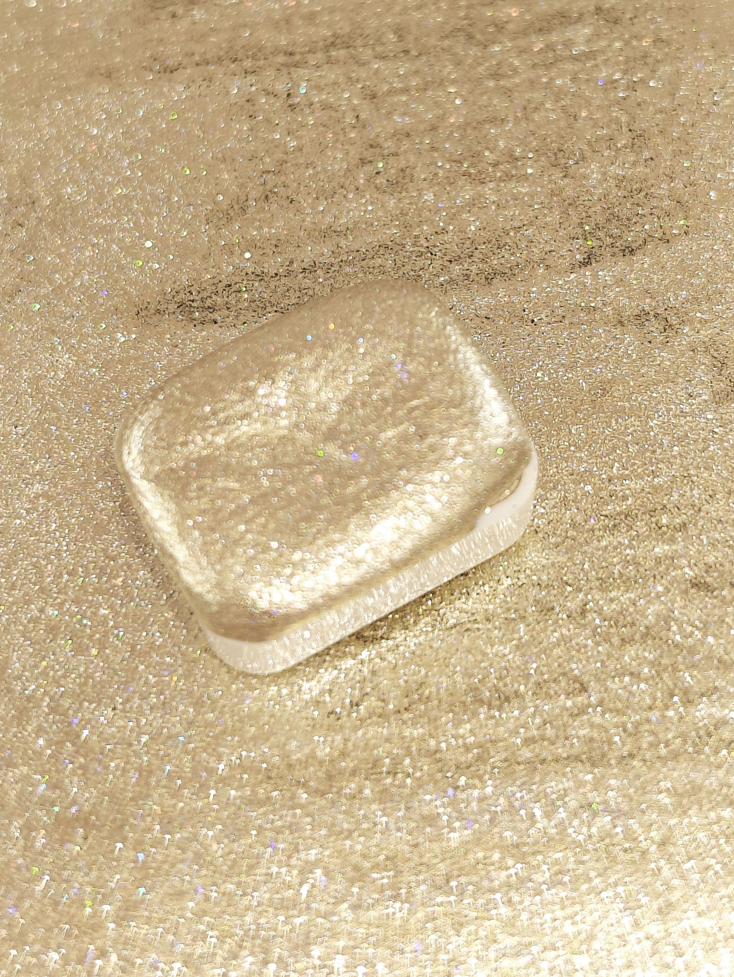 Set 4 da 1/4 alta qualità acquerelli artigianali metallizzati olografici CRYSTAL SET HOLO