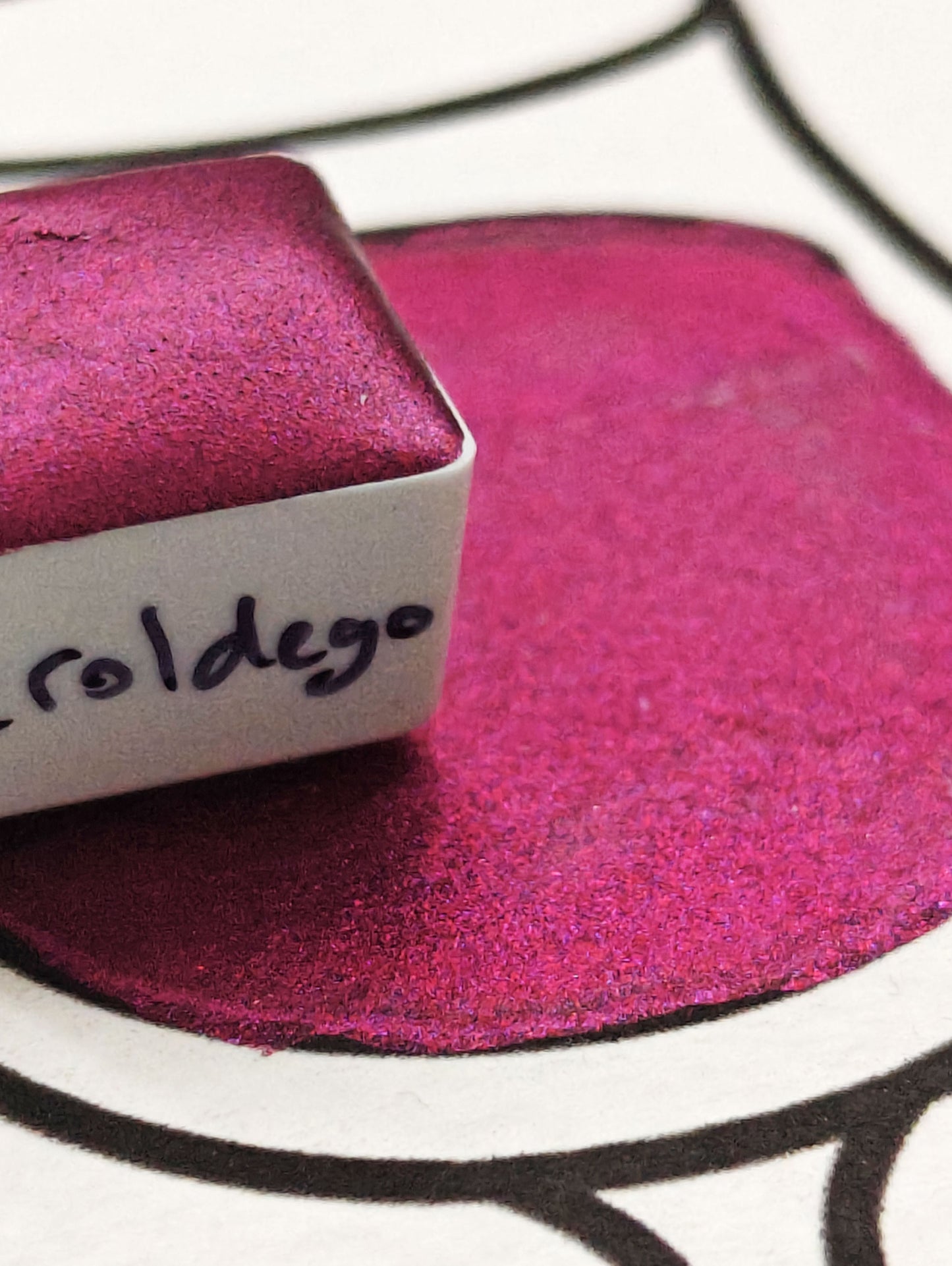 Acquerello metallizzato bordeaux TEROLDEGO