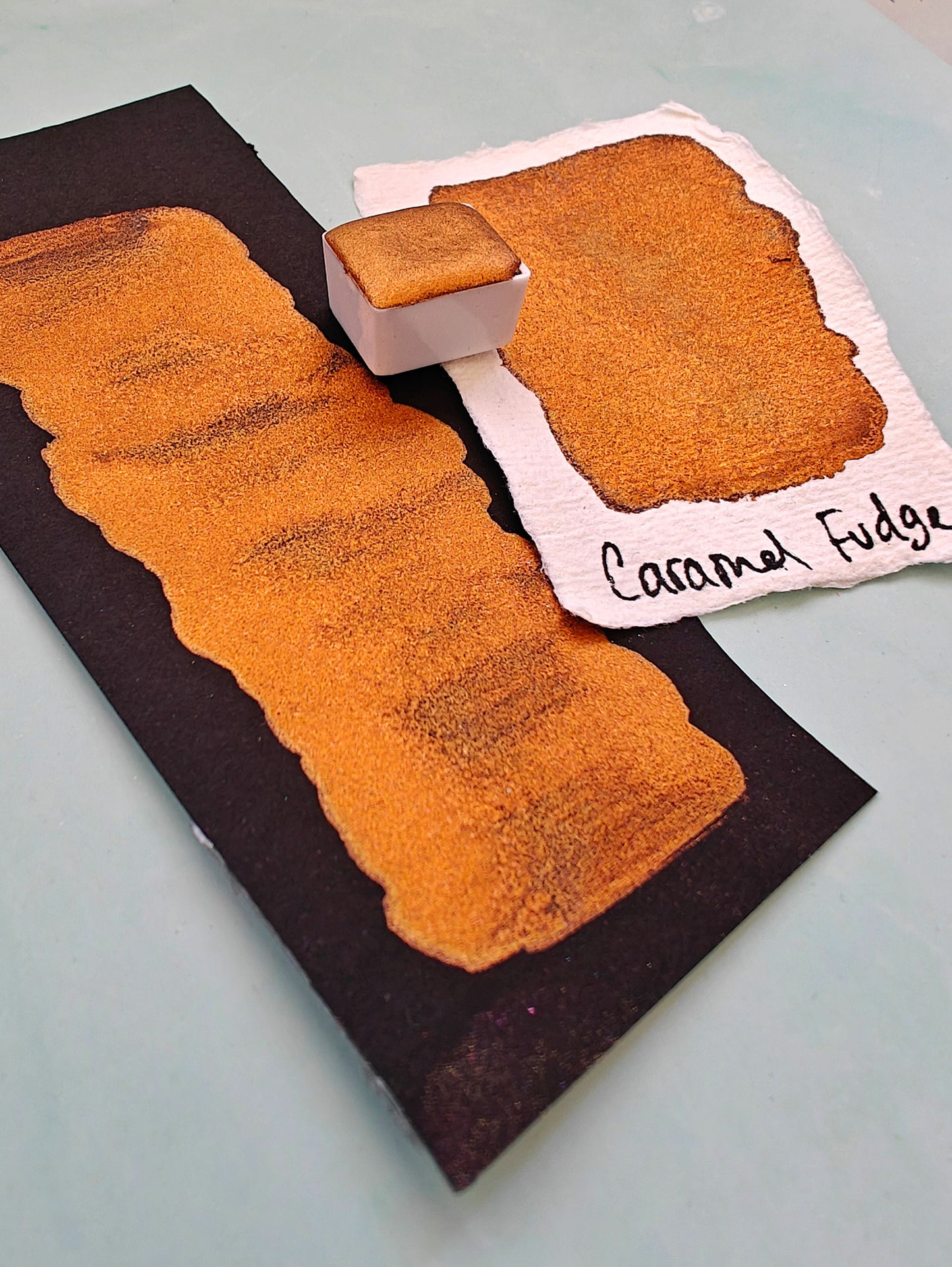 Acquerello fatto a mano CARAMEL FUDGE