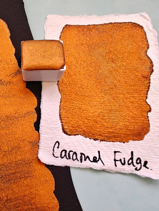Acquerello fatto a mano CARAMEL FUDGE