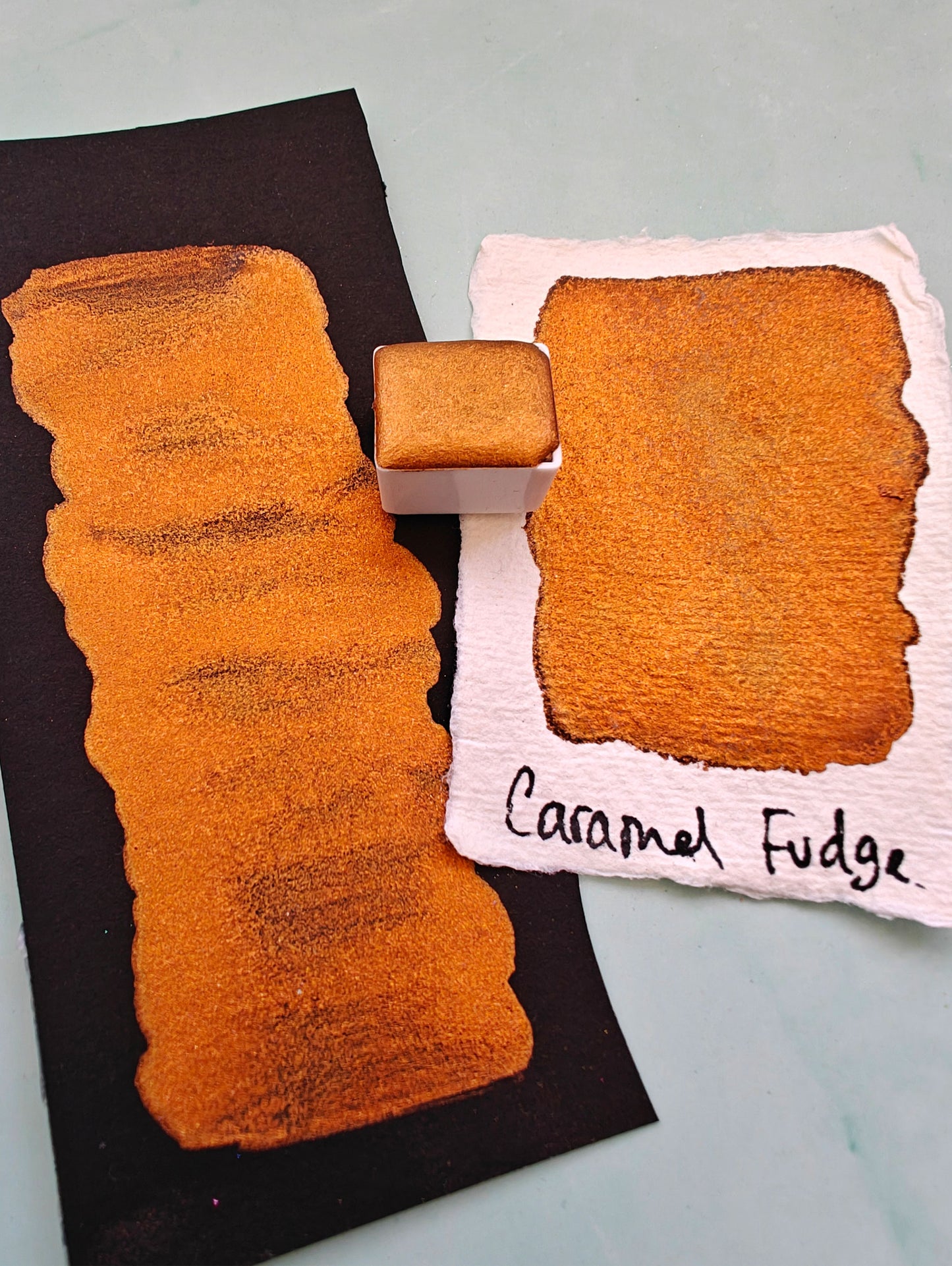 Acquerello fatto a mano CARAMEL FUDGE
