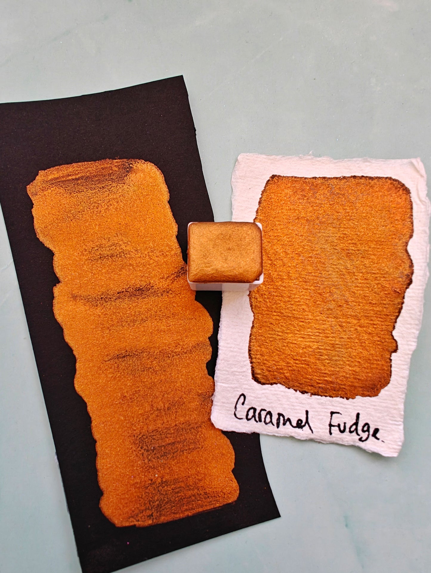 Acquerello fatto a mano CARAMEL FUDGE