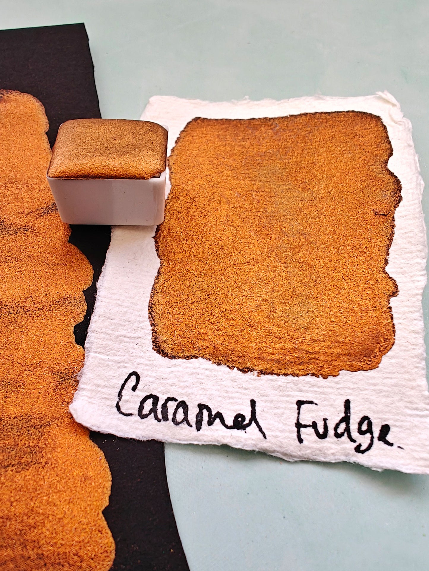 Acquerello fatto a mano CARAMEL FUDGE