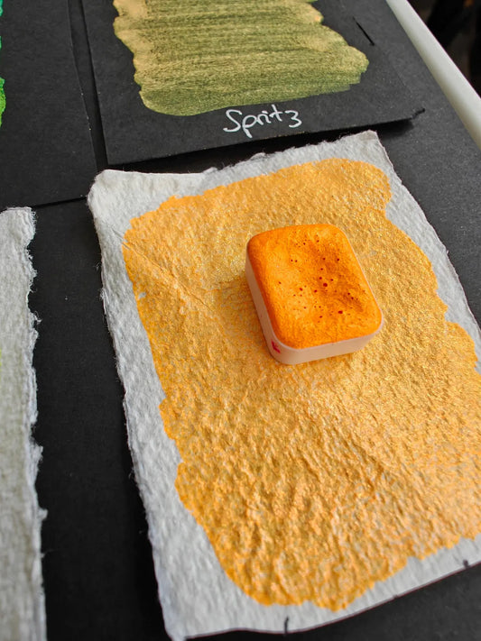 Set 4 da 1/4 colorshift alta qualità acquerelli artigianali watercolors COCKTAIL PARTY