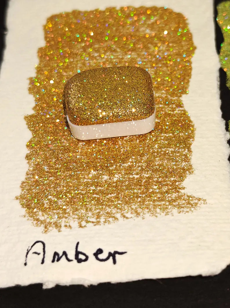 HOLO AMBER Holographic Glitter Watercolor