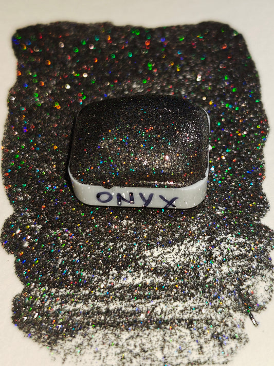 Acquerello glitter olografico HOLO ONYX