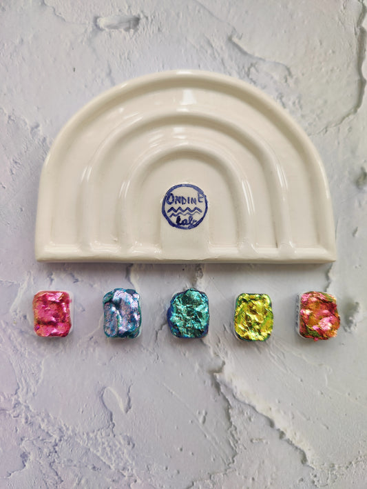 Rainbow ceramic palette