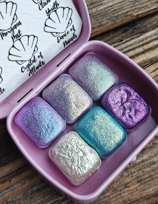 Palette da 6 godet da 1/4 duocolor colorshift Enchanted Spring set HOLO