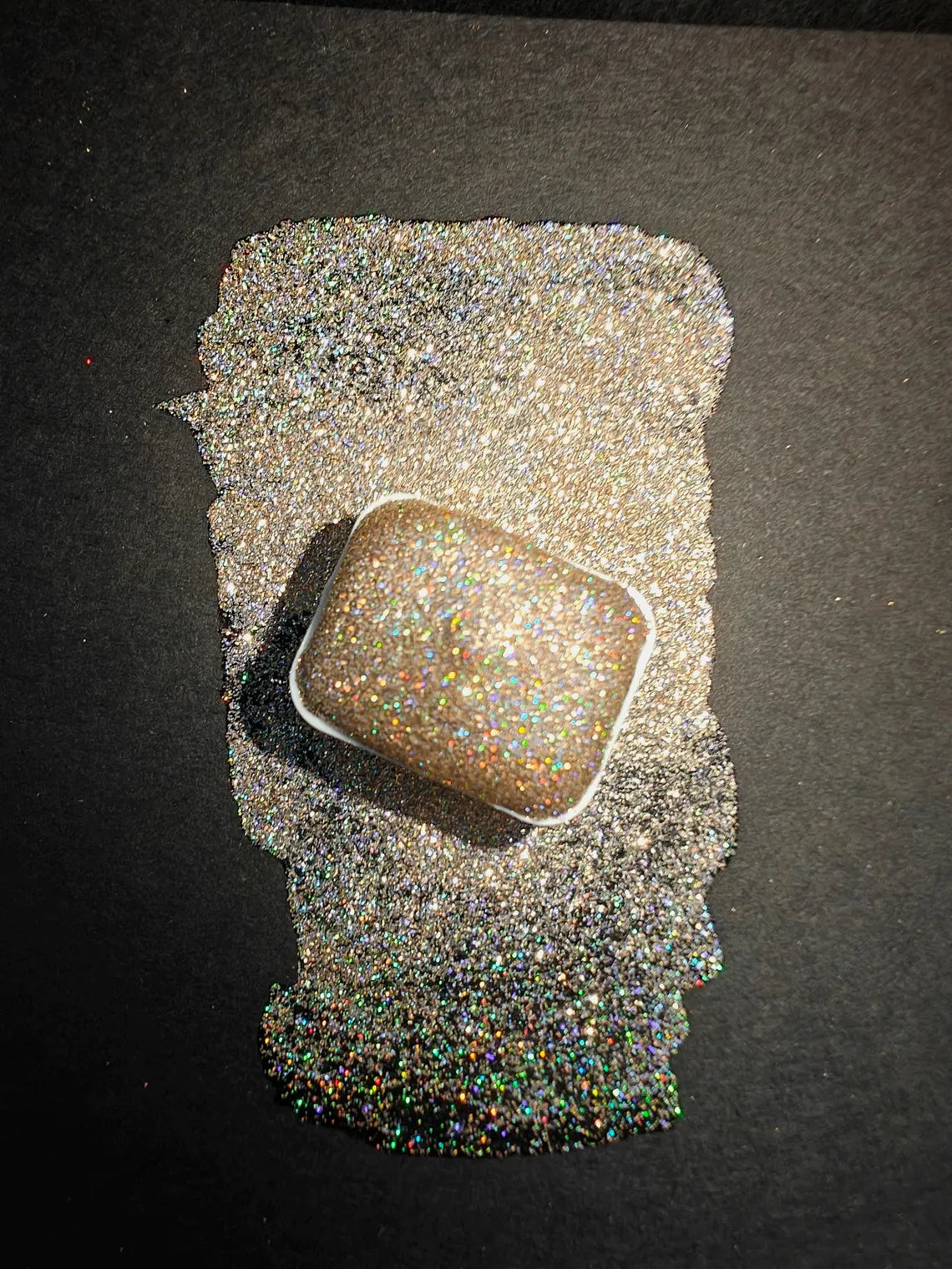 Acquerello glitter olografico Holo YELLOW JASPER