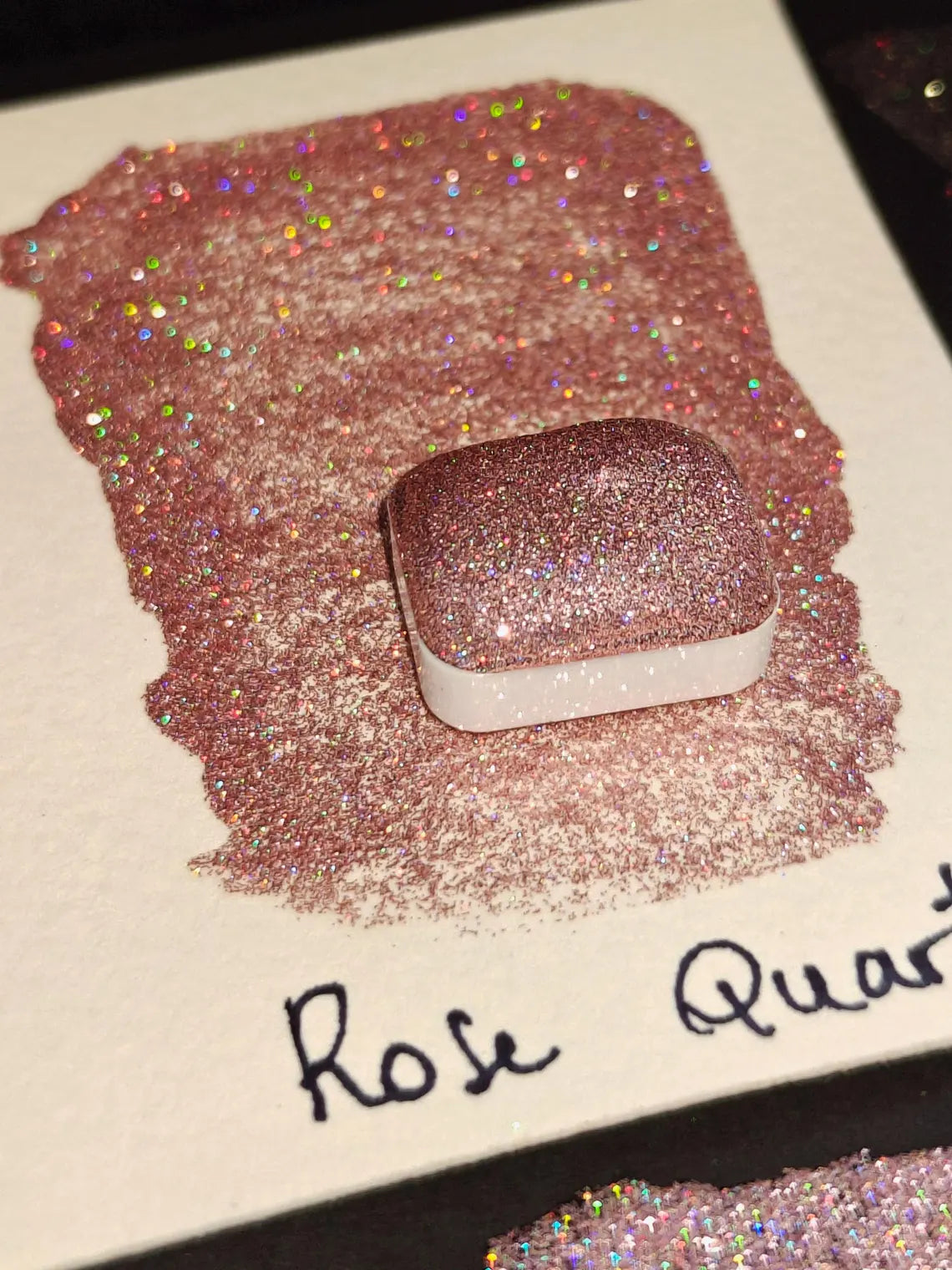 Set of 6 Holo DARK GEMS Metallic Holographic Watercolors