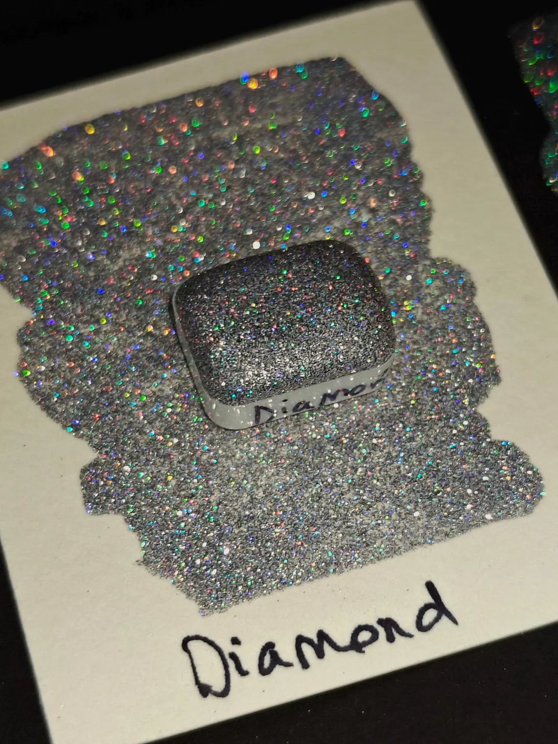 Set of 6 Holo DARK GEMS Metallic Holographic Watercolors