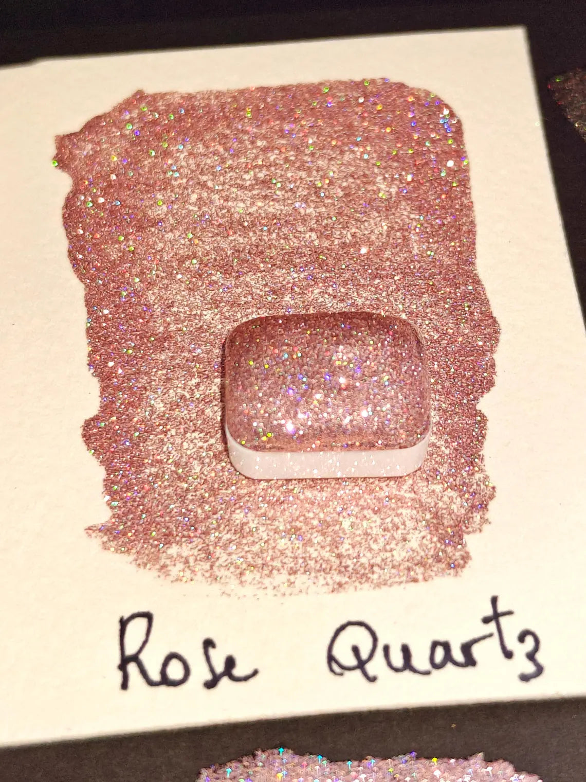 Acquerello glitter olografico Holo ROSE QUARTZ