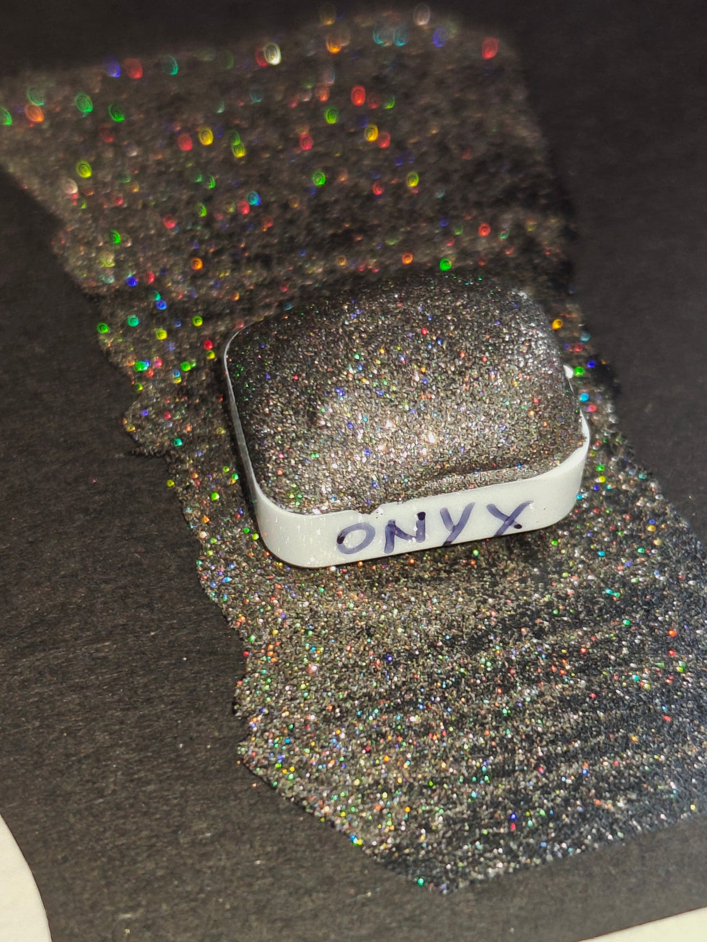 Acquerello glitter olografico HOLO ONYX