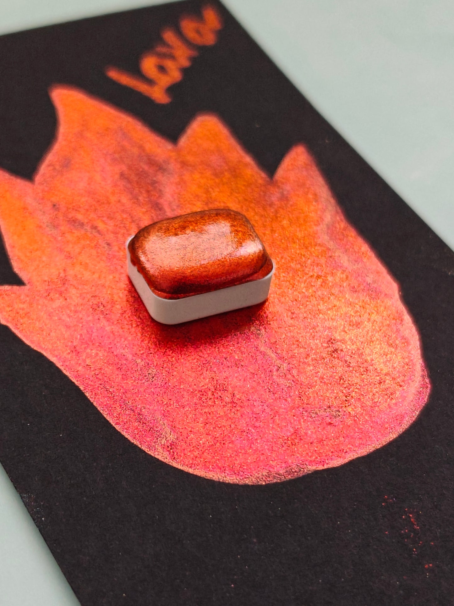Watercolor color shift red LAVA 1/4