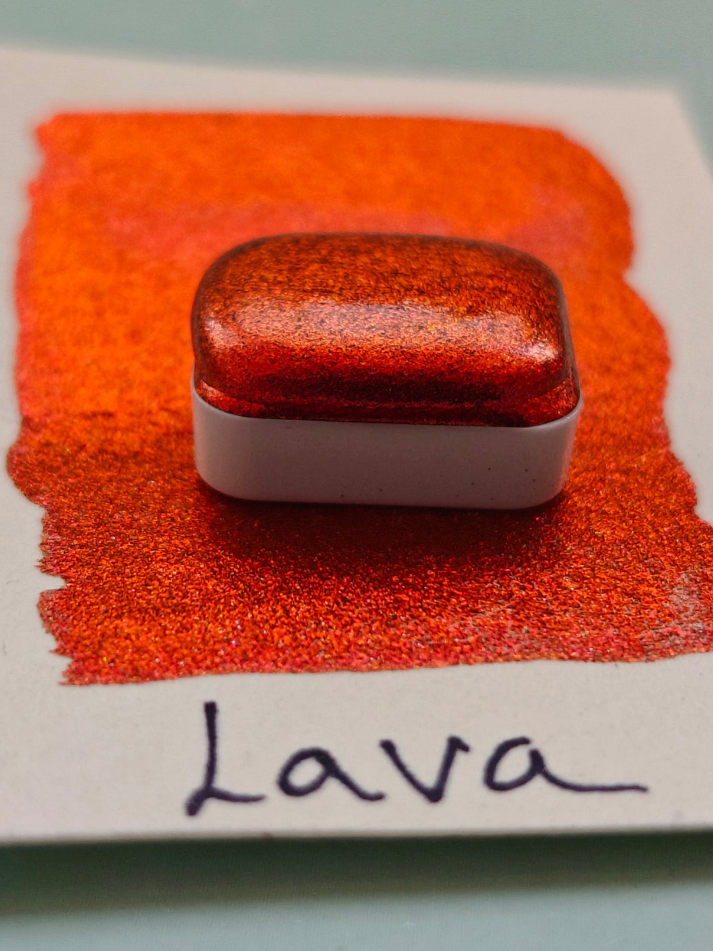 Watercolor color shift red LAVA 1/4