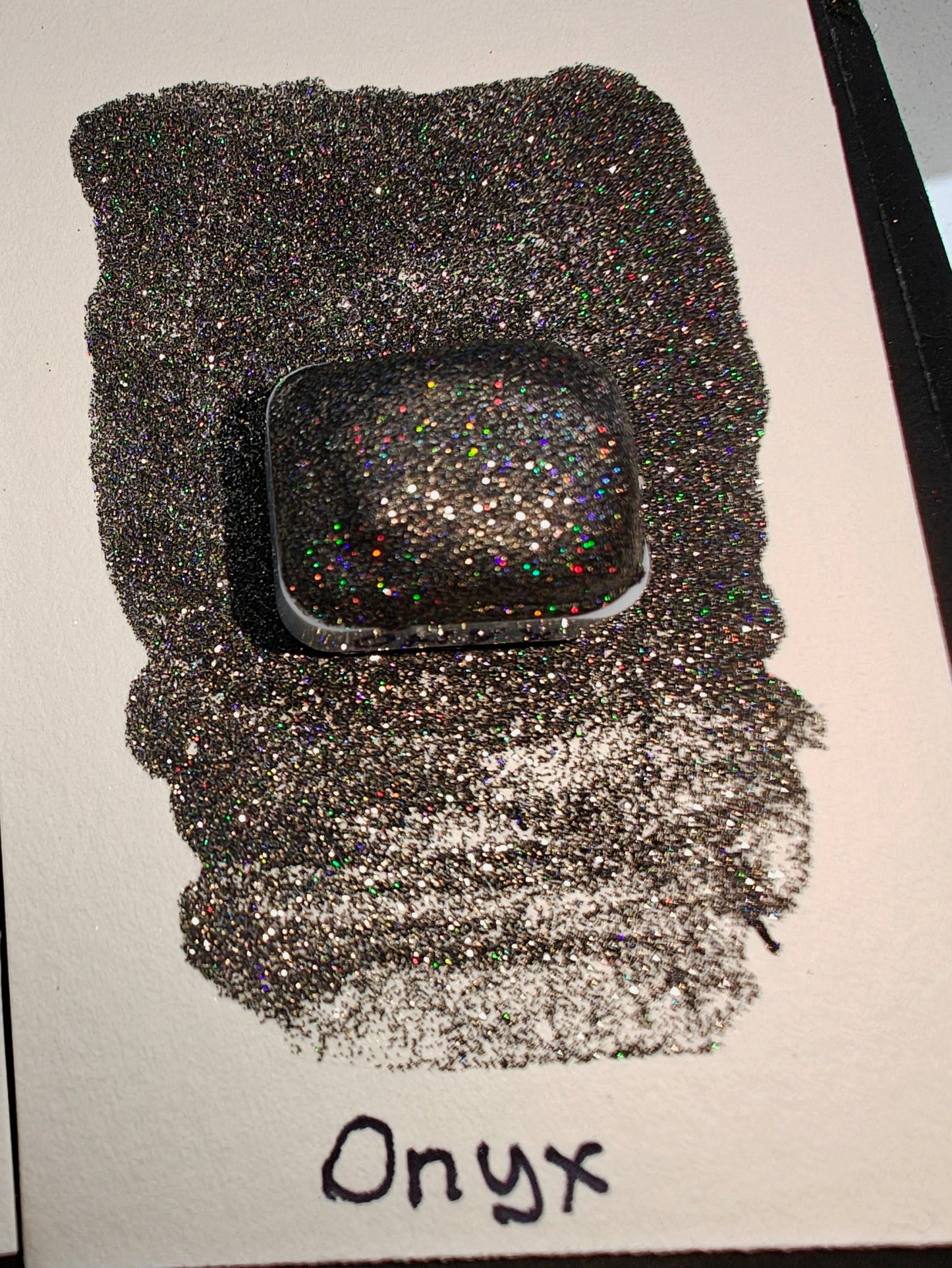 Acquerello glitter olografico HOLO ONYX